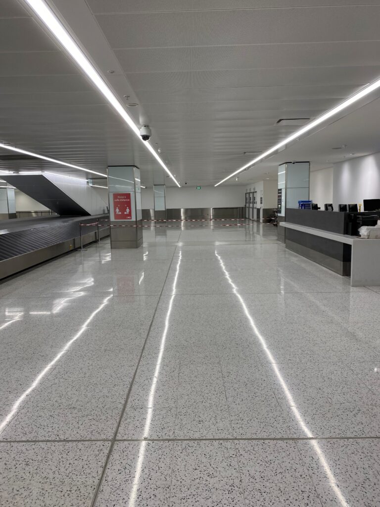 Durazzo architectural terrazzo at Sydney International Airport