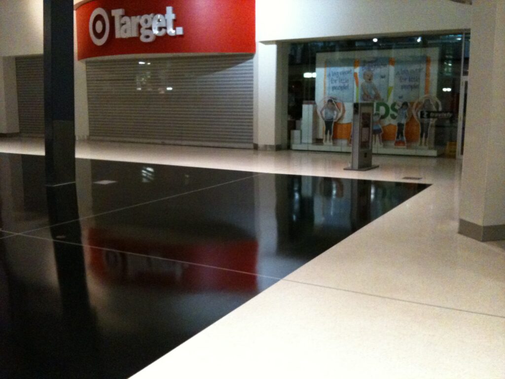 Durazzo terrazzo flooring at Market Fair Campbelltown