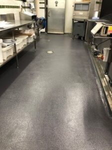 Epoxy flooring at Green Hills Woolworths