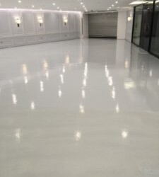 Epoxy Flooring white